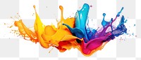 PNG Paint splash backgrounds purple white background. AI generated Image by rawpixel.