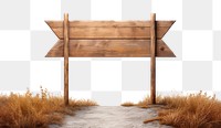 PNG Wooden direction sign outdoors nature plant. AI generated Image by rawpixel.