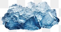 PNG  Rock heavy element Ice shape ice mineral crystal.