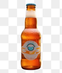 PNG  Beer bottle drink refreshment.