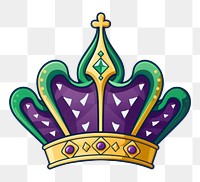 PNG  Mardi gras crown hat jewelry white background accessories.