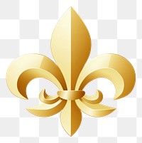 PNG  Mardi gras gold fleur symbol white background accessories chandelier.