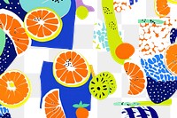 PNG  Fruit backgrounds pattern food. AI generated Image by rawpixel.