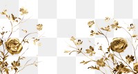 PNG  Floral border backgrounds pattern white. AI generated Image by rawpixel.