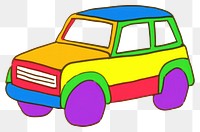 PNG Car vehicle toy white background. AI generated Image by rawpixel.