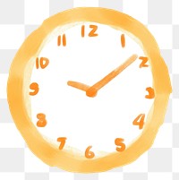 PNG Clock number white background deadline. 