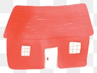 PNG Red house white background architecture investment. AI generated Image by rawpixel.