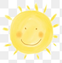 PNG Sun sky white background anthropomorphic. 