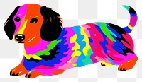 PNG Black Dachshund dachshund animal mammal. AI generated Image by rawpixel.