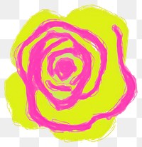 PNG Rose abstract flower plant. AI generated Image by rawpixel.
