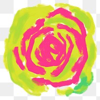 PNG Rose backgrounds abstract painting. AI generated Image by rawpixel.