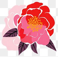 PNG  Peony blossom flower petal. AI generated Image by rawpixel.