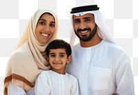 PNG  Happy Arabic family cheerful adult child