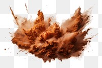 PNG  Explosion white background splattered exploding.