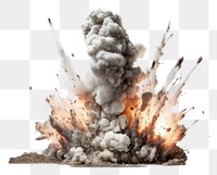 PNG  Explosion fire destruction aggression.