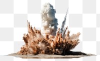 PNG  Explosion outdoors water white background.