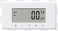 PNG  Digital Thermostat electronics white background architecture.