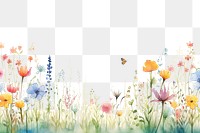 PNG Summer meadow flower backgrounds outdoors.