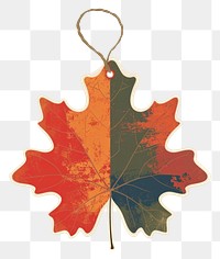 PNG Price tag on maple shape plant leaf tree. AI generated Image by rawpixel.