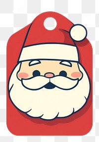 PNG Price tag paper label santa claus shape celebration decoration christmas. AI generated Image by rawpixel.