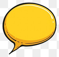 PNG Yellow cartoon oval shape copy space technology. AI generated Image by rawpixel.