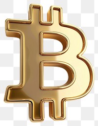 PNG Bitcoin gold white background accessories.