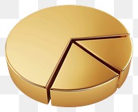 PNG Pie chart icon gold white background letterbox.