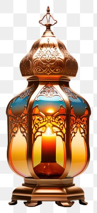PNG A Islamic Luxury Lantern lantern candle lamp.