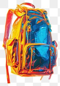 PNG A School bag backpack art backpacking.