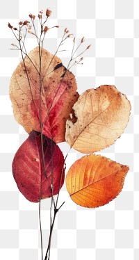 PNG Real Pressed a Autumn leaves backgrounds textured autumn.