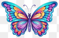 PNG Butterfly pattern purple art. 