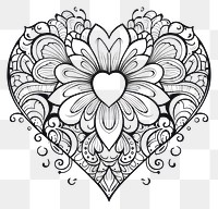 PNG Heart sketch doodle backgrounds. 