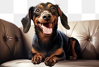 PNG Dachshund dachshund furniture mammal.