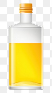 PNG Alcoholic bottle glass drink white background.