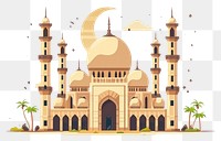 PNG  Illustration of ramadan architecture building dome.
