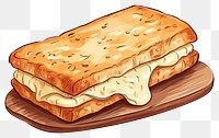 PNG Dessert bread food pastry.