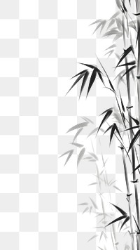 PNG  Bamboo leaves backgrounds plant pattern. 