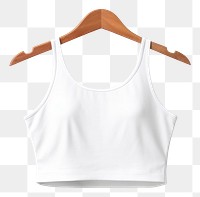 PNG  Crop top undergarment coathanger simplicity. AI generated Image by rawpixel.