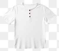 PNG  Henley top t-shirt sleeve white. AI generated Image by rawpixel.