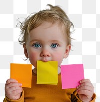 PNG Sticky notes baby photography portrait.