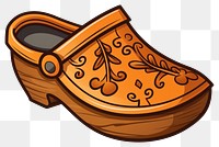 PNG Footwear shoe clothing cartoon.