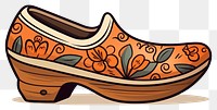 PNG Footwear shoe clothing cartoon.