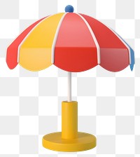 PNG  A beach umbrella vibrant color architecture protection.