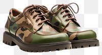 PNG  Military shoes footwear fashion white background.