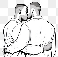 PNG Kissing drawing sketch adult.
