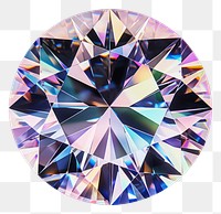 PNG  Diamond iridescent gemstone jewelry crystal.