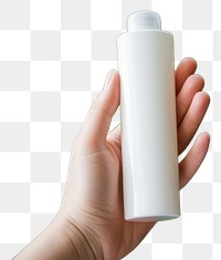 PNG Cosmetic tube mockup cosmetics holding bottle.