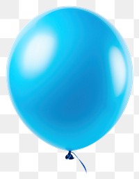 PNG  Balloon blue anniversary celebration. AI generated Image by rawpixel.