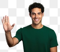 PNG  Young handsome caucasian smile adult man. AI generated Image by rawpixel.