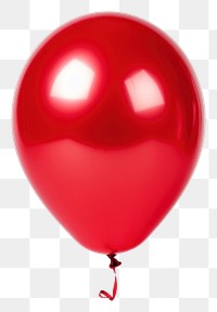 PNG  Balloon red white background celebration. AI generated Image by rawpixel.